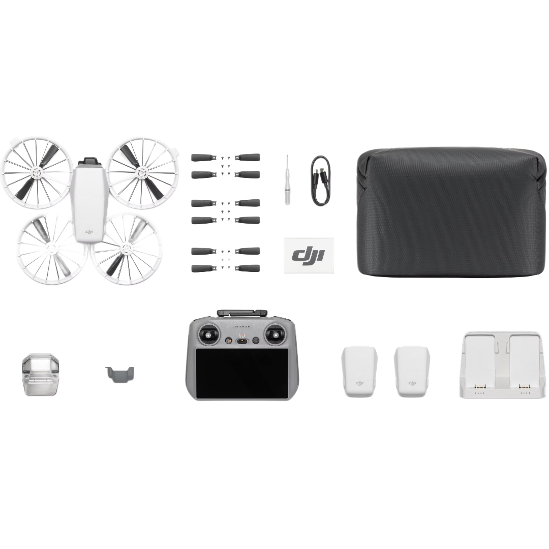 DJI Flip Fly More Combo (RC 2) 4K Kamera-Drohne Schwarz/Weiß