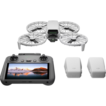 DJI Flip Fly More Combo (RC 2) 4K Kamera-Drohne Schwarz/Weiß