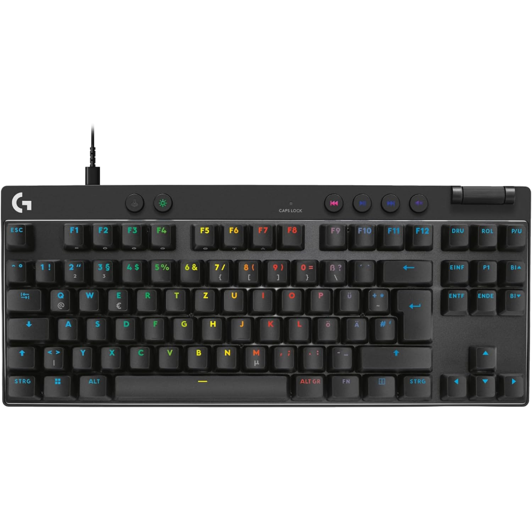 Logitech G PRO X TKL RAPID Tenkeyless Gaming Tastatur Schwarz