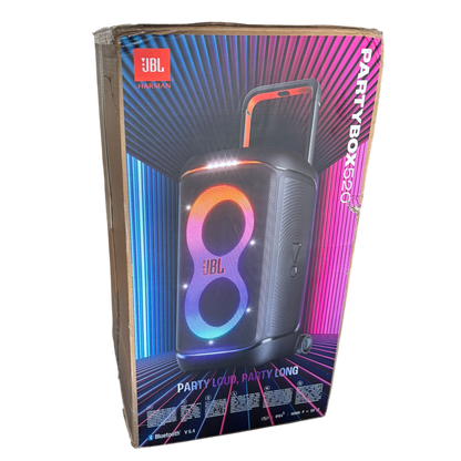 JBL PartyBox 520 Bluetooth-Lautsprecher 400W Schwarz