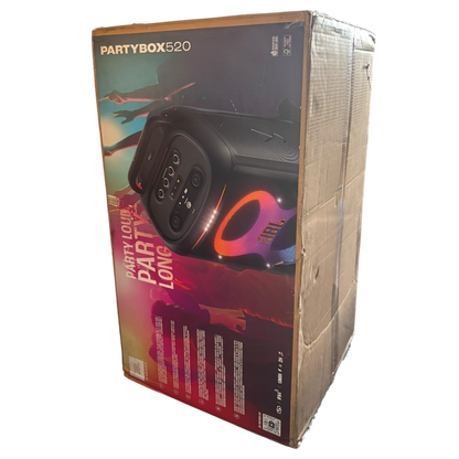 JBL PartyBox 520 Bluetooth-Lautsprecher 400W Schwarz