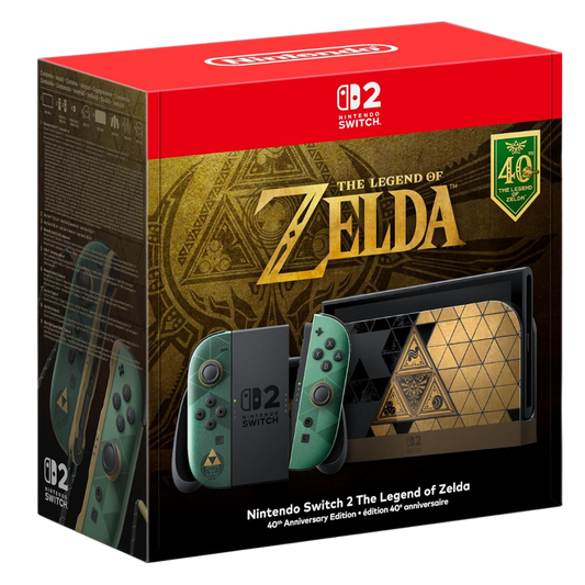 Nintendo Switch 2 – The Legend of Zelda – 40th Anniversary Edition