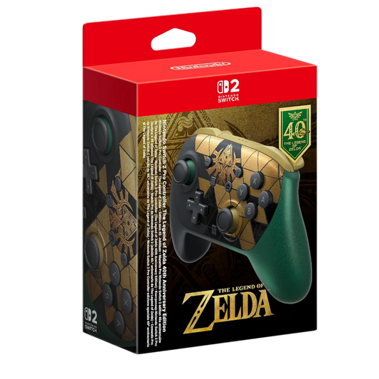 Nintendo Switch 2 Pro Controller – The Legend of Zelda – 40th Anniversary Edition