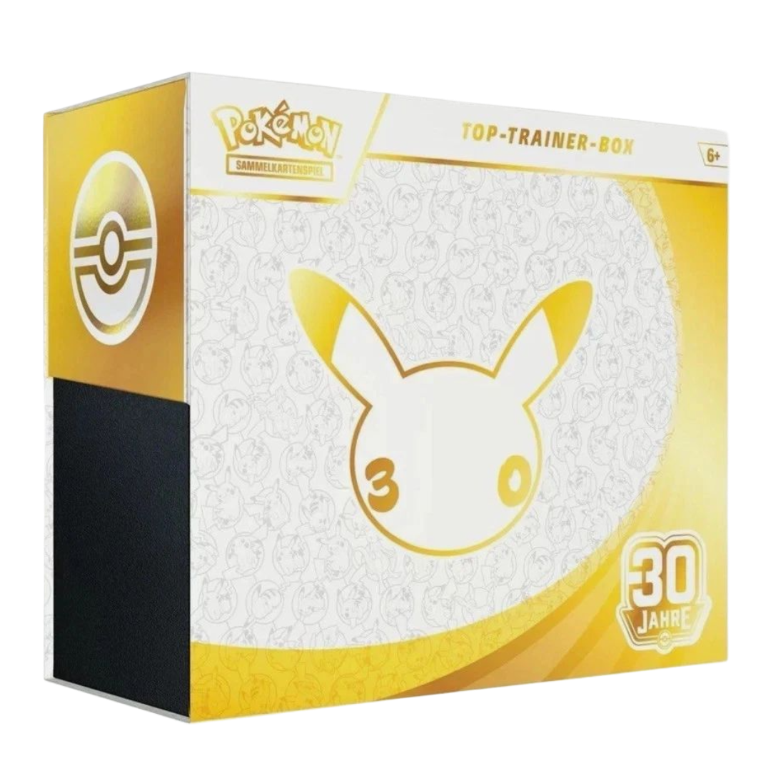Pokémon Sammelkartenspiel Top-Trainer-Box 30 Jahre Jubiläum Deutsch