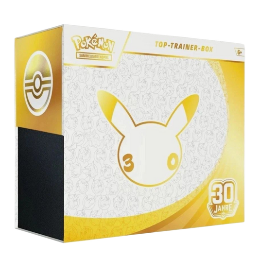 Pokémon Sammelkartenspiel Top-Trainer-Box 30 Jahre Jubiläum Deutsch