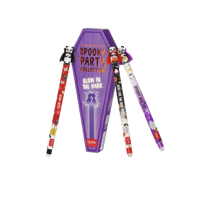 Legami Halloween Spooky Party Collection Radierbarer Gelstift Glow in the Dark (Blind Box)
