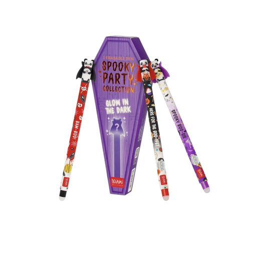 Legami Halloween Spooky Party Collection Radierbarer Gelstift Glow in the Dark (Blind Box)