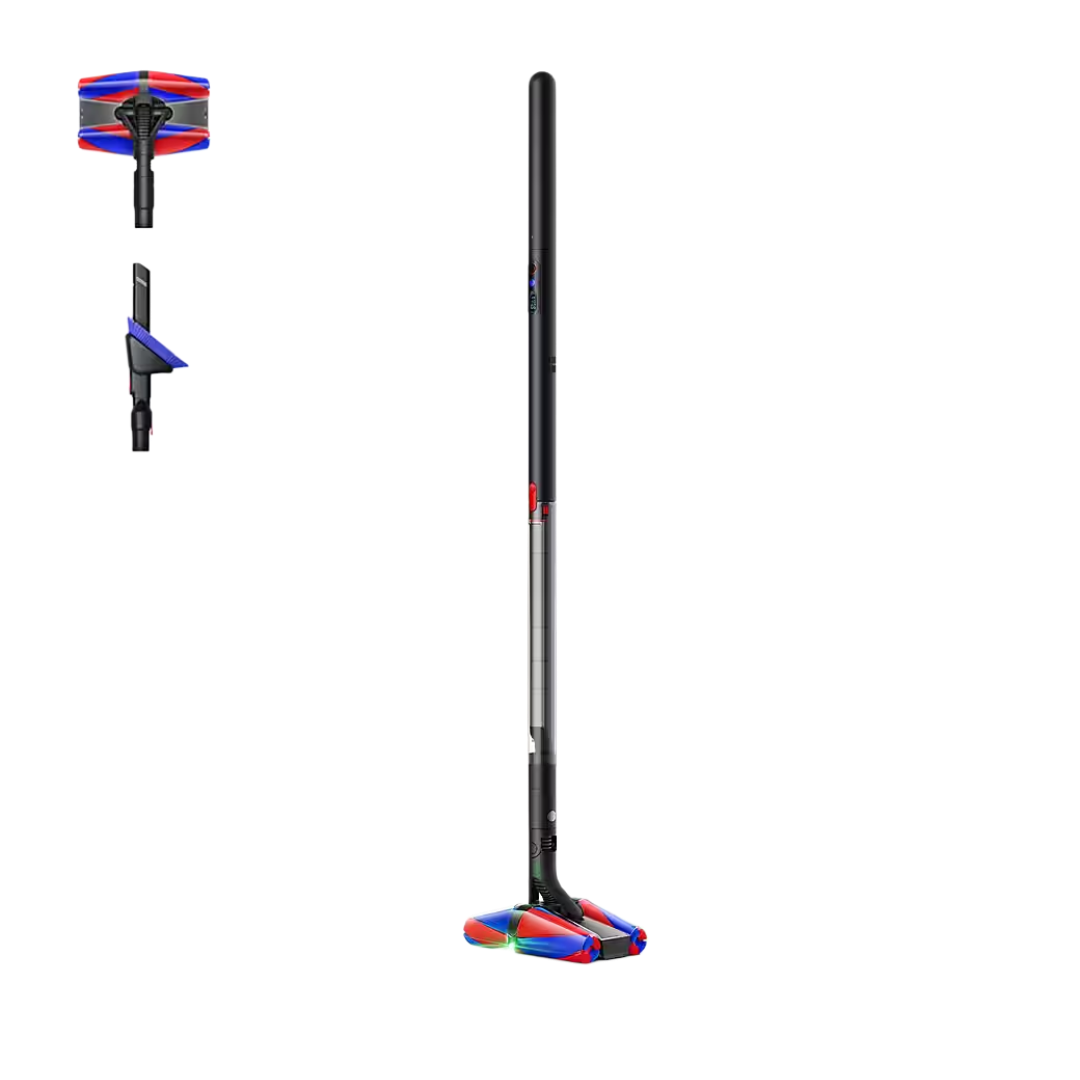 Dyson PencilVac Fluffycones Stabstaubsauger, beutellos, Schwarz/Grau