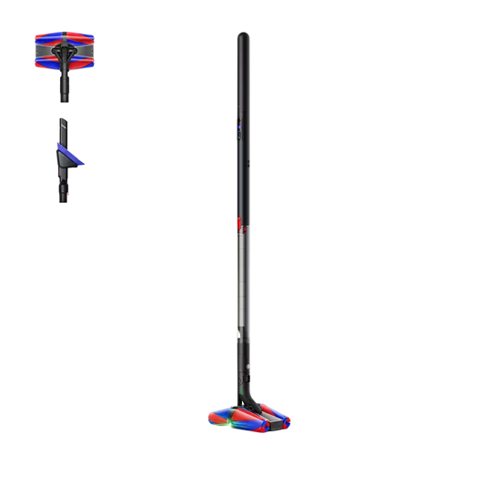 Dyson PencilVac Fluffycones Stabstaubsauger, beutellos, Schwarz/Grau