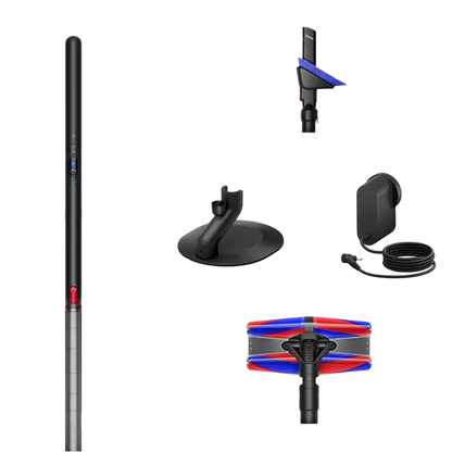 Dyson PencilVac Fluffycones Stabstaubsauger, beutellos, Schwarz/Grau