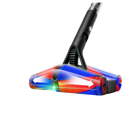 Dyson PencilVac Fluffycones Stabstaubsauger, beutellos, Schwarz/Grau
