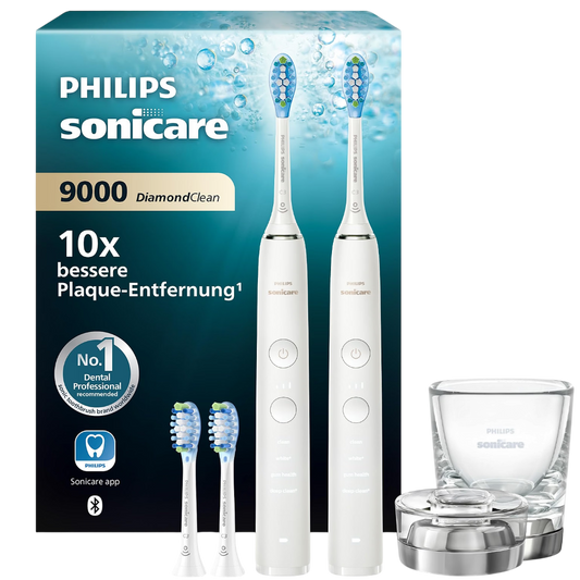 Philips Sonicare DiamondClean HX9914/62 Elektrische Zahnbürste, Doppelpack