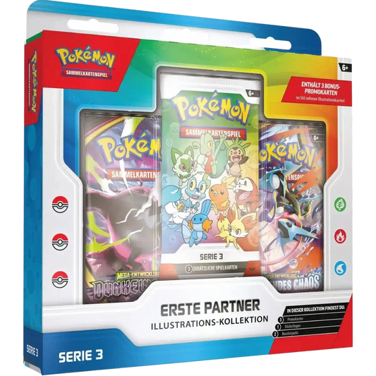 Pokemon Erste Partner Illustrations-Kollektion Serie 3