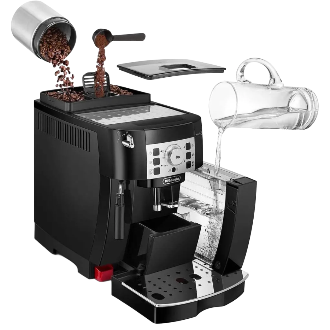 De'Longhi ECAM 22.110B MagnificaS Kaffeevollautomat, Schwarz