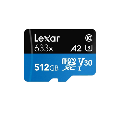 Lexar High-Performance 633x microSDXC UHS-I 512 GB (LSDMI512BB633A)