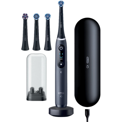 Oral-B iO Series 9 Duo Elektrische Zahnbürste 2er-Set (Schwarz/Rosa)