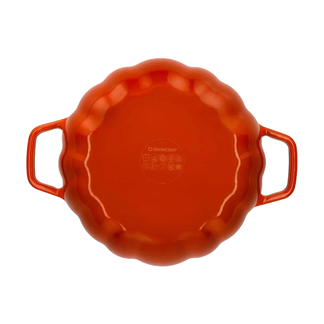 SILVERCREST® Premium Gusseisentopf »Kürbis« Ø 24 cm 3,12 l (Orange)