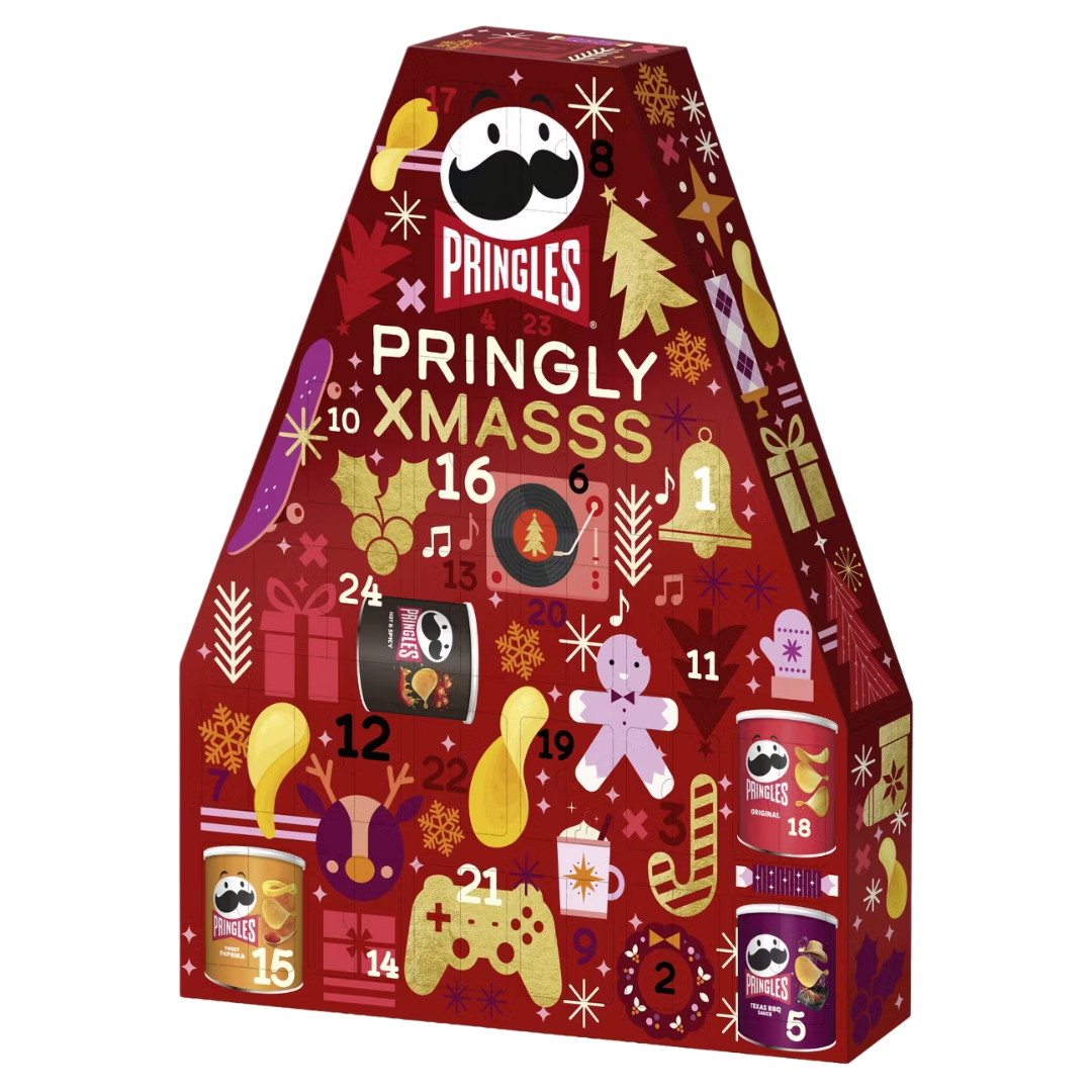 Pringles Adventskalender 2026, 990 g