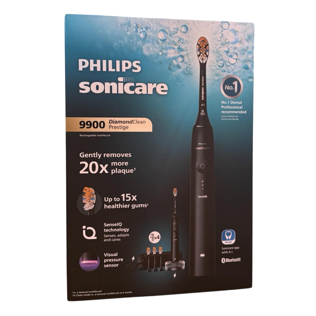 Philips Sonicare DiamondClean Prestige 9900 HX9992/43 Schallzahnbürste (Schwarz)
