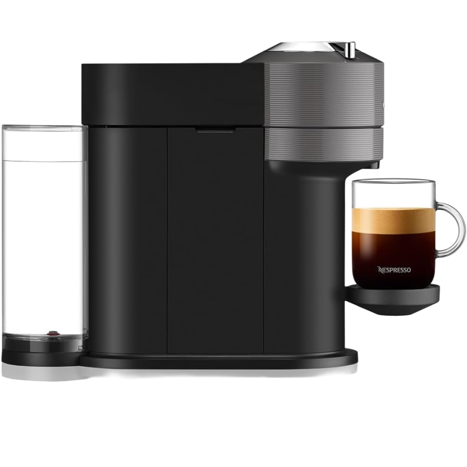 De'Longhi Nespresso Vertuo Next Kapsel-Kaffeemaschine Grau (ENV120.GY)
