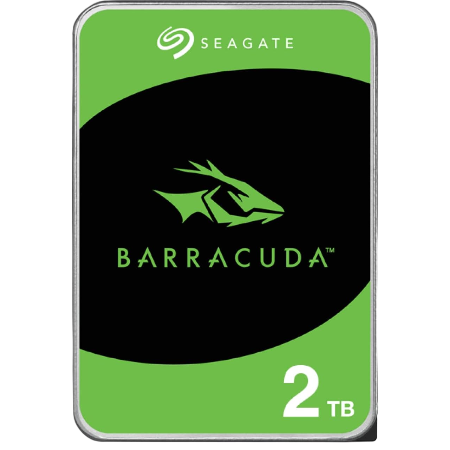 Seagate BarraCuda 2 TB, interne HDD, 3,5 Zoll, SATA 6 GB/s, 7200 U/min, 256 MB Cache