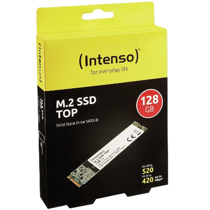 Intenso M.2 SSD Top 128GB (M.2 2280, SATA III, bis 550 MB/s) (3832430)
