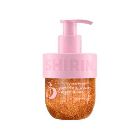 Shirin Beauty Shimmering Body Oil Glazed Strawberry Butter Cream - 150ml