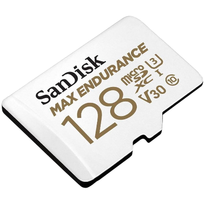 SanDisk Max Endurance 128GB microSDXC U3 V30 Speicherkarte Dash Cam / Video Monitoring + SD Adapter