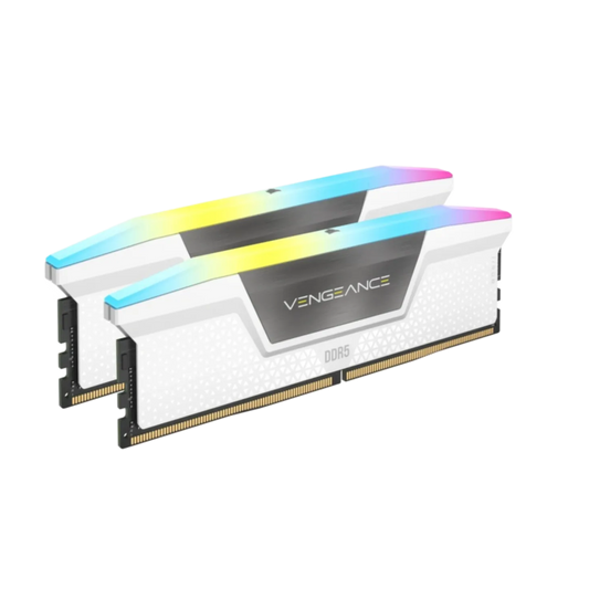 Corsair Vengeance RGB DDR5 32GB (2×16GB) 6000MHz CL36 White (CMH32GX5M2E6000C36W)