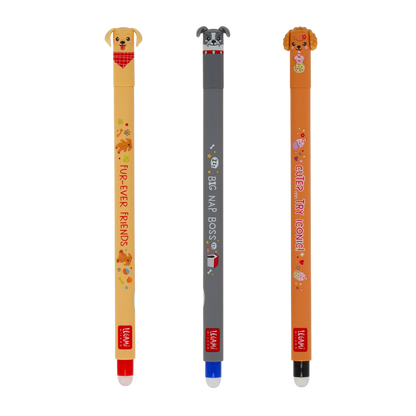 Legami Legami löschbarer Gelstift - Fur-ever friends - Set of 3