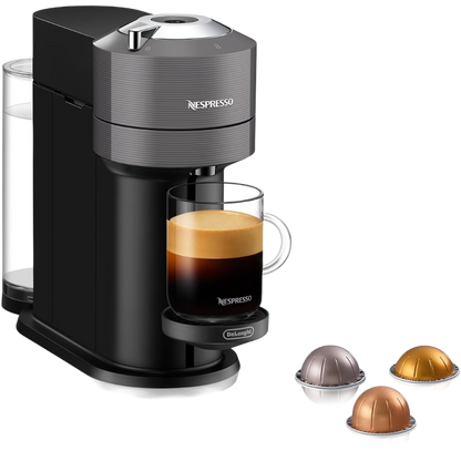 De'Longhi Nespresso Vertuo Next Kapsel-Kaffeemaschine Grau (ENV120.GY)