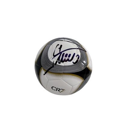 Cristiano Ronaldo Weißer Limitierter Fußball mit Autogramm & Urkunde