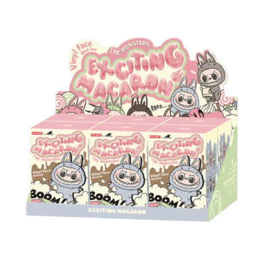 Pop Mart Labubu The Monsters Tasty Macarons Vinyl Face Blind Box Set