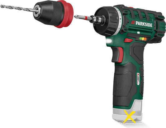 Parkside 12 V Akku-Bohrschrauber »PBSA 12 E4« ohne Akku und Ladegerät