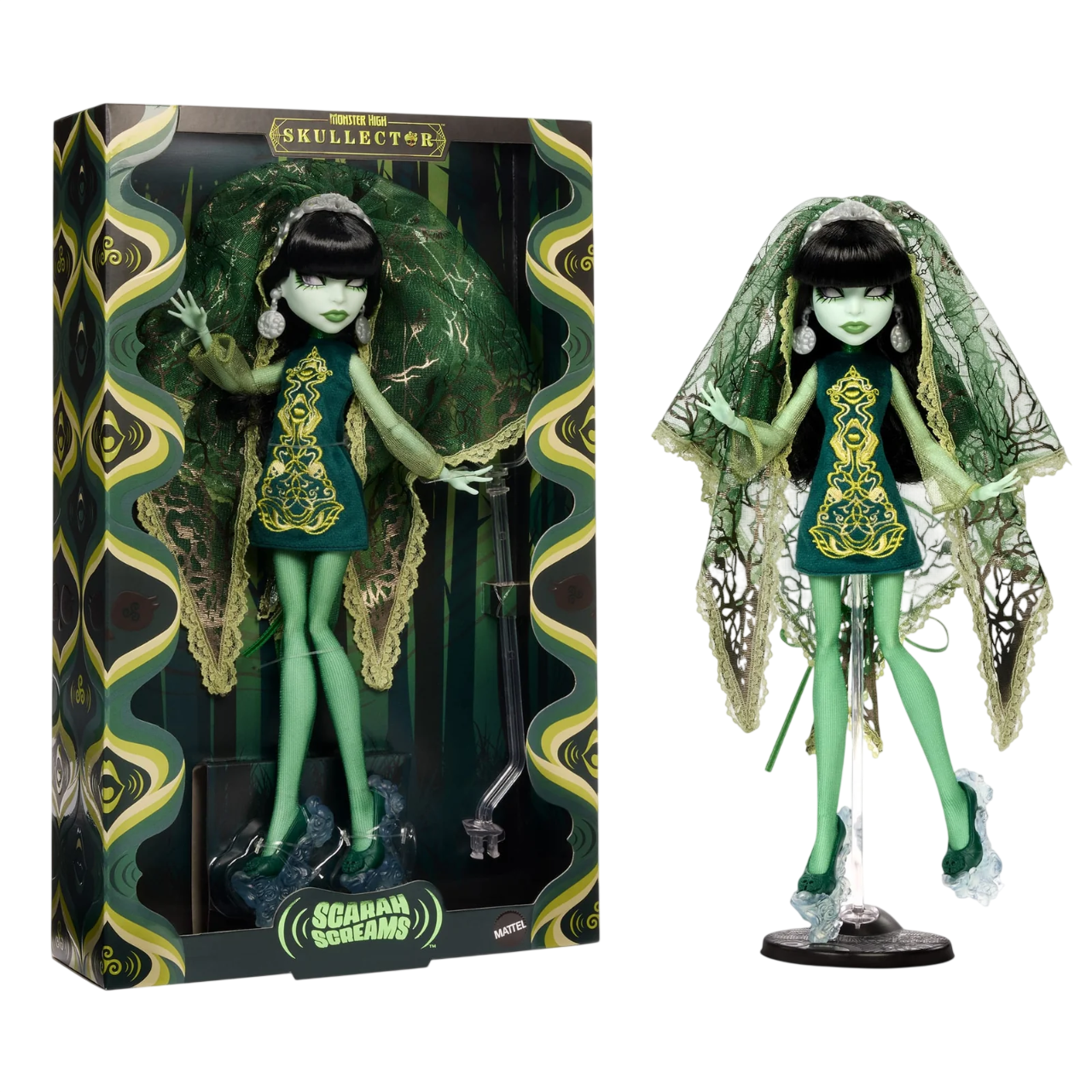 Monster High Skullector Scarah Screams Puppe