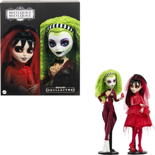 Monster High Skullector Beetlejuice Beetlejuice Betelgeuse und Lydia
