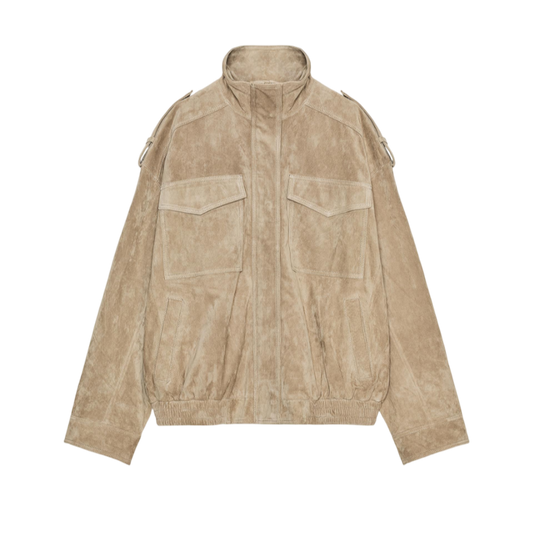 Zara Wildleder Jacke Braun