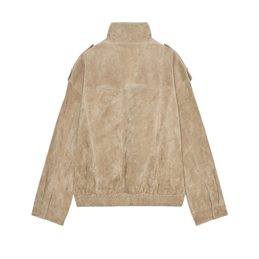 Zara Wildleder Jacke Braun