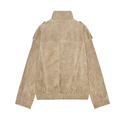 Zara Wildleder Jacke Braun