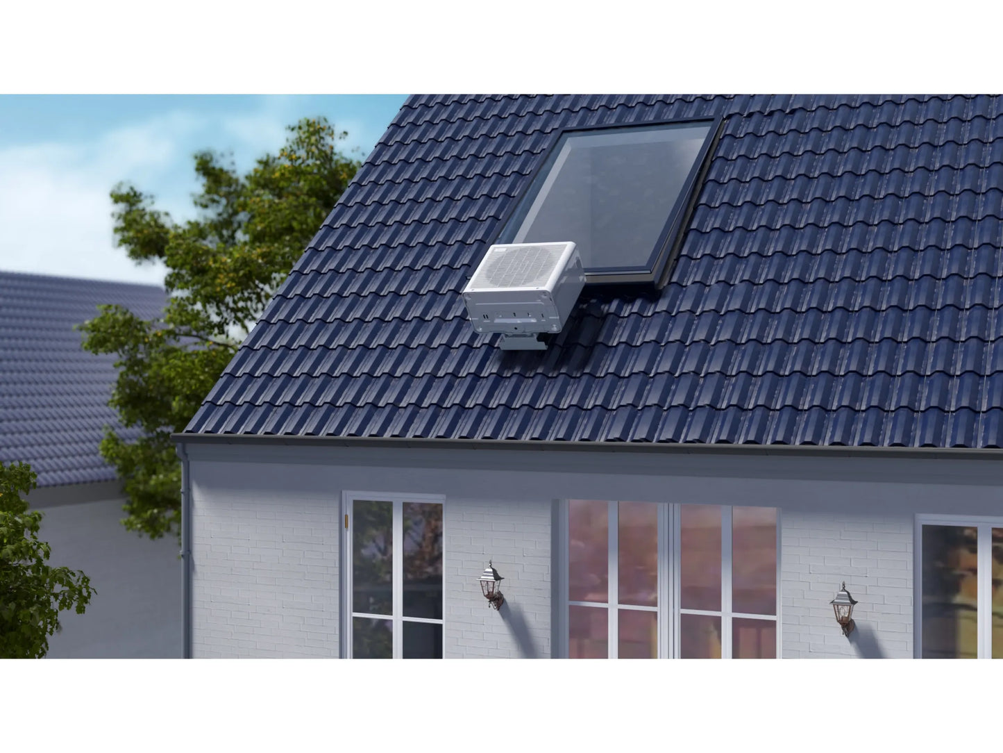 Midea Universalhalterung für PortaSplit Split-Klimaanlage Weiß