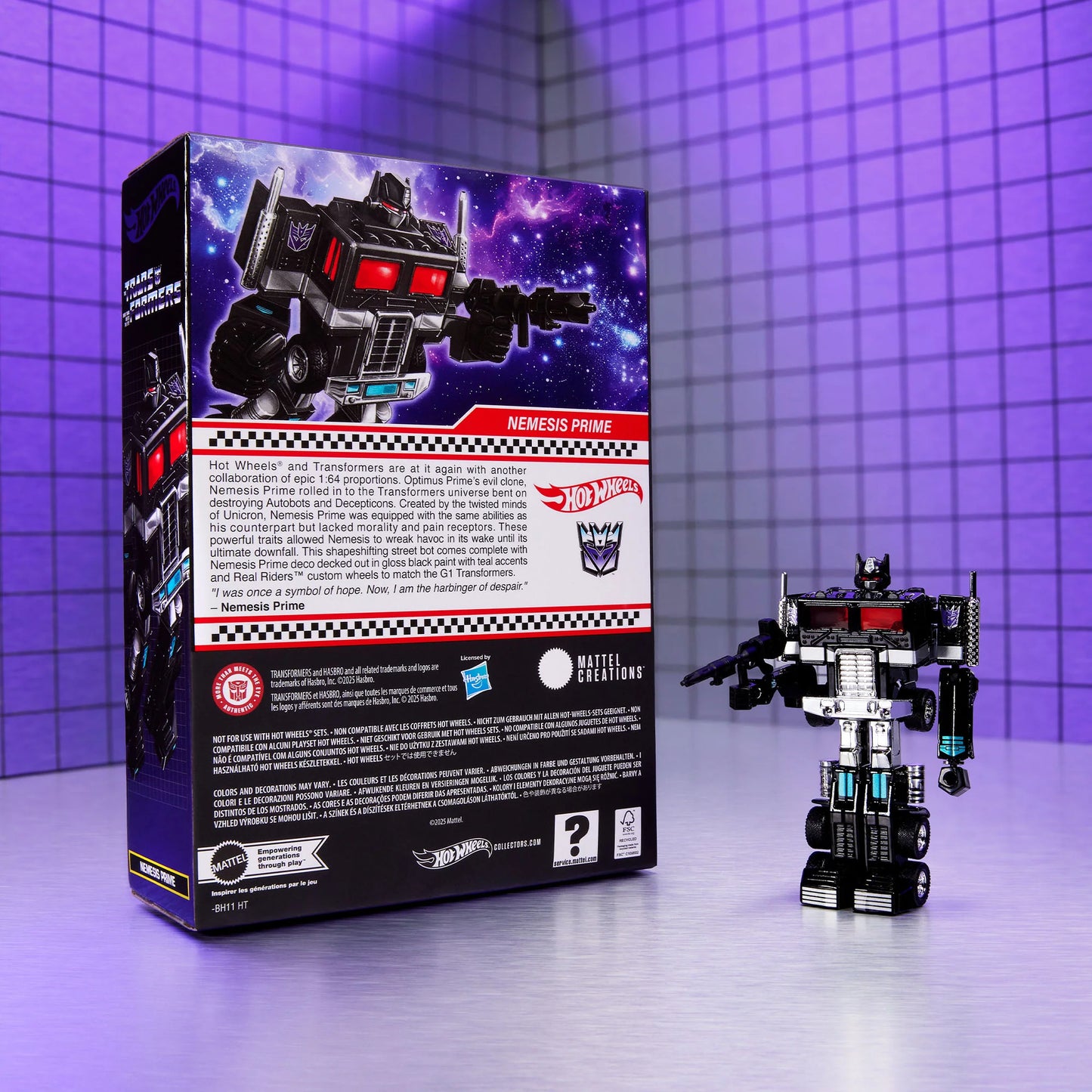 Hot Wheels Collector Hot Wheels Transformers Nemesis Prime