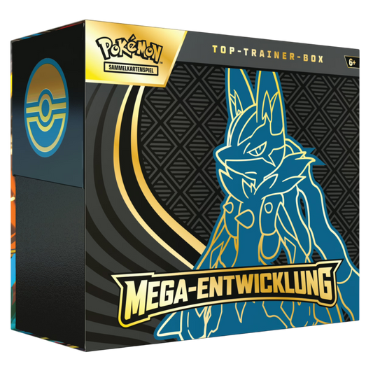 Pokemon Mega-Entwicklung Lucario Top-Trainer-Box