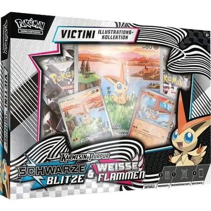 Pokemon Schwarze Blitze Illustrations-Kollektion Victini