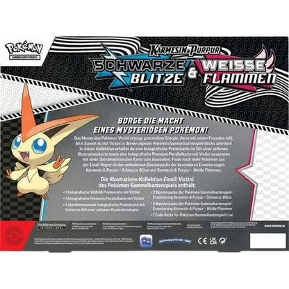 Pokemon Schwarze Blitze Illustrations-Kollektion Victini