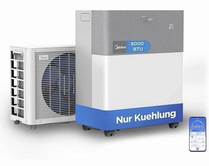Midea PortaSplit Split-Klimaanlage 8000 BTU 2,35kW