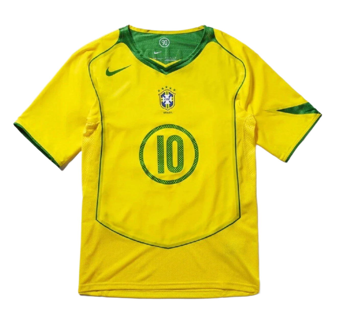 Nike Brasilien 2004 T90 Reissue Ronaldinho Trikot