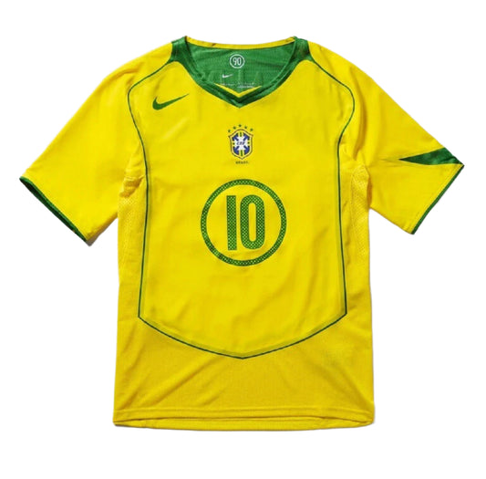Nike Brasilien 2004 T90 Reissue Ronaldinho Trikot