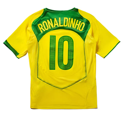 Nike Brasilien 2004 T90 Reissue Ronaldinho Trikot