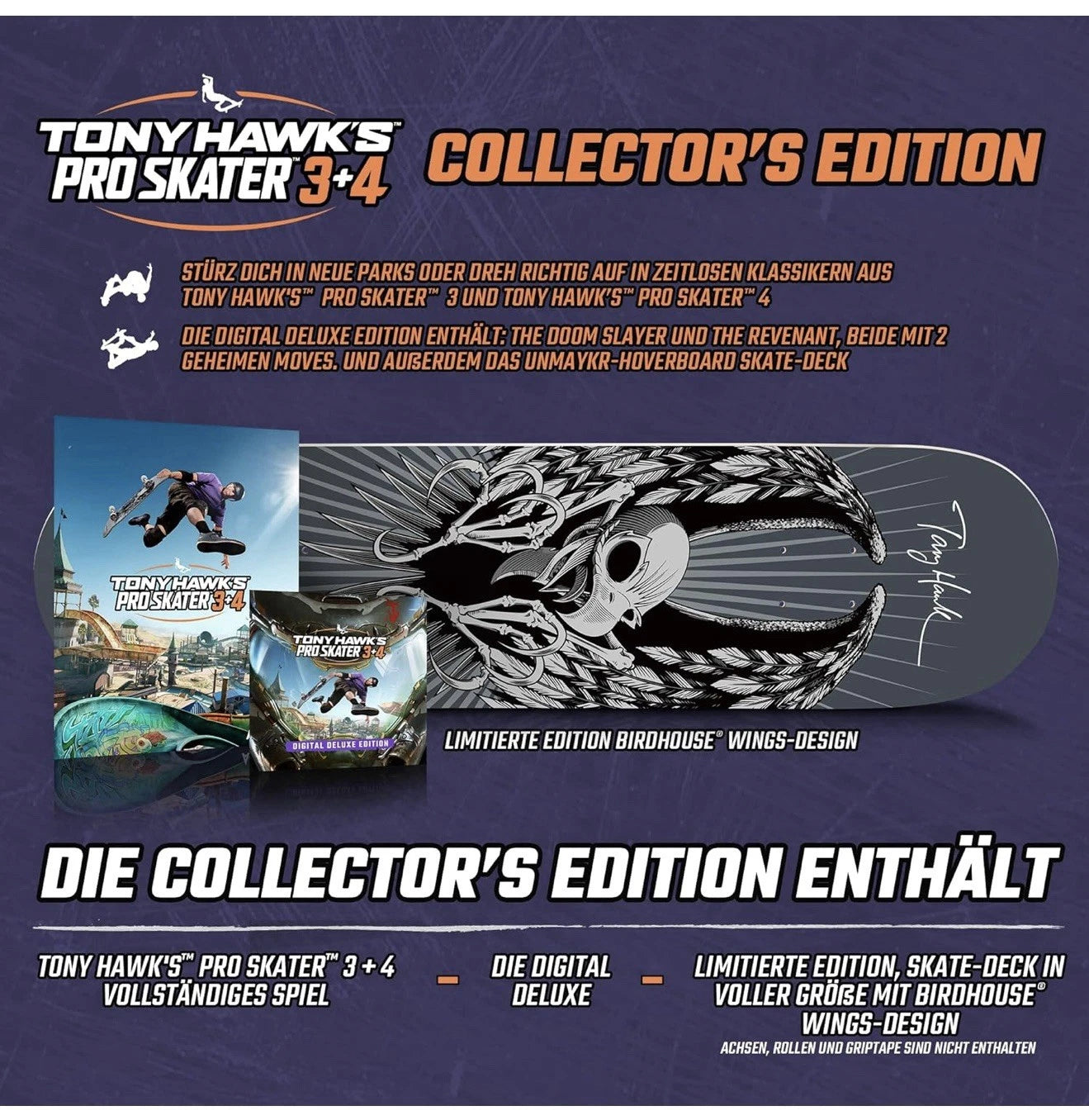 Tony Hawks Pro Skater 3+4 PS5 Collectors Edition