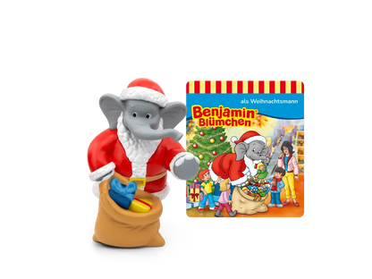 Tonies Hörspielfigur Benjamin Blümchen als Weihnachtsmann
